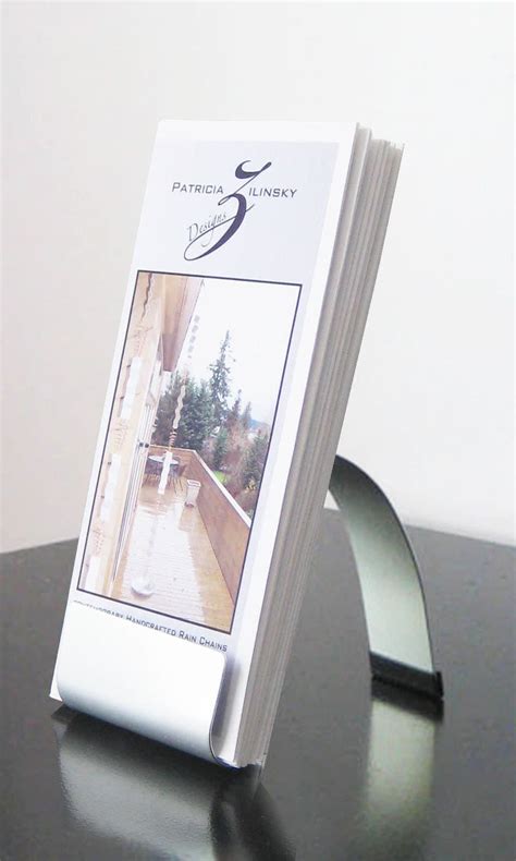 modern metal brochure holders